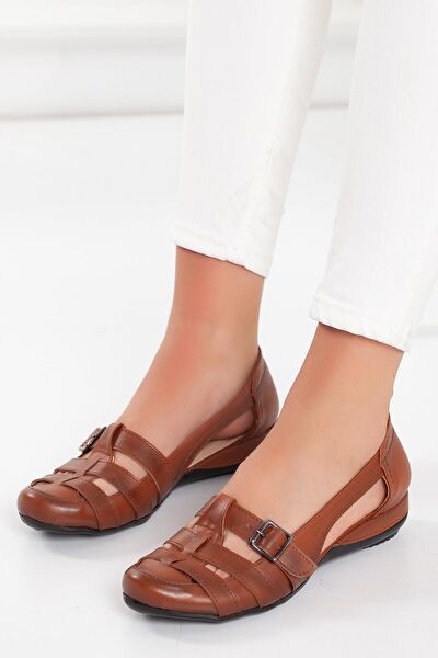 Dilimler Ayakkabı Kadın Loafer Ayakkabı