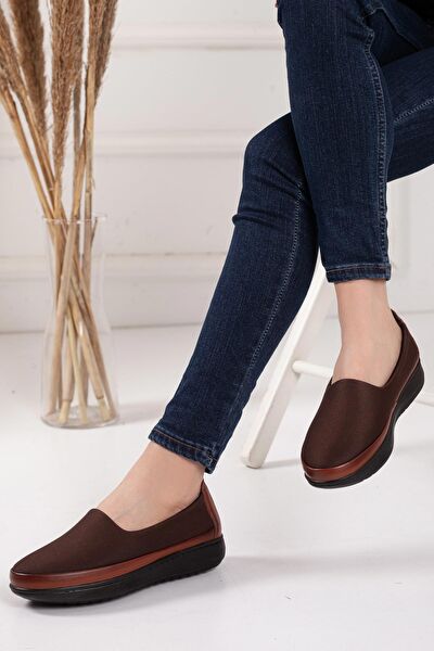 Dilimler Ayakkabı Kadın Loafer Ayakkabı