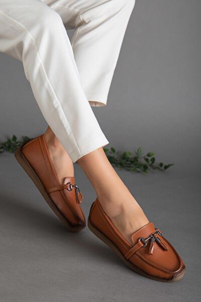 Dilimler Ayakkabı Kadın Loafer Ayakkabı
