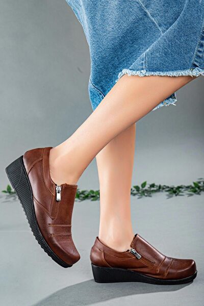 Dilimler Ayakkabı Kadın Loafer Ayakkabı