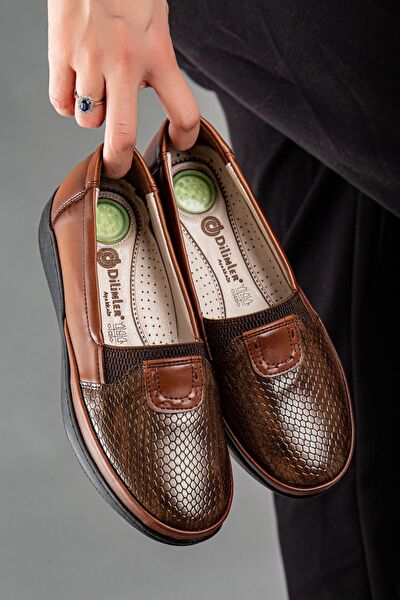 Dilimler Ayakkabı Kadın Loafer Ayakkabı