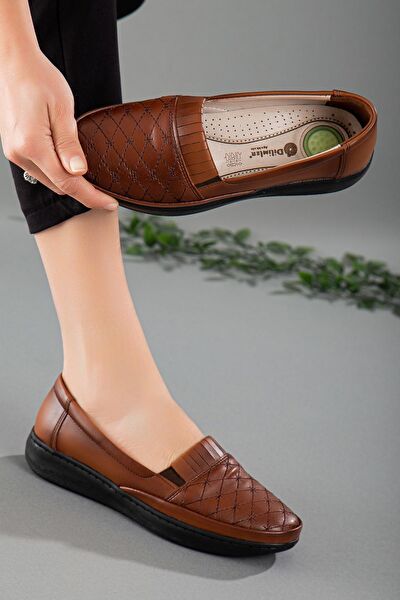 Dilimler Ayakkabı Kadın Loafer Ayakkabı