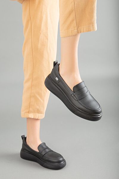 Dilimler Ayakkabı Kadın Loafer Ayakkabı