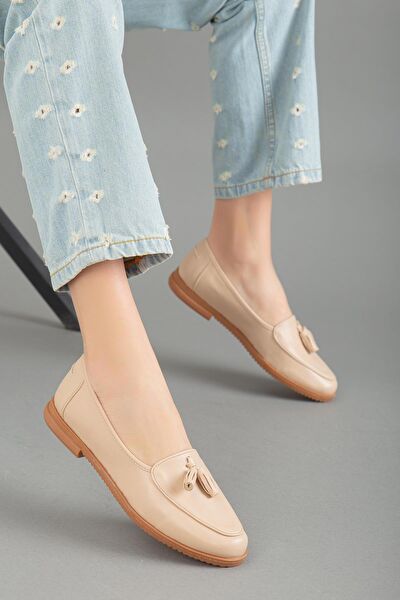 Dilimler Ayakkabı Kadın Loafer Ayakkabı