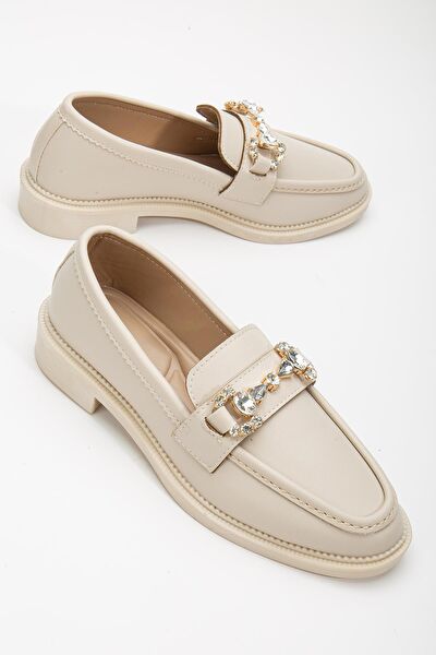 Dilimler Ayakkabı Kadın Loafer Ayakkabı