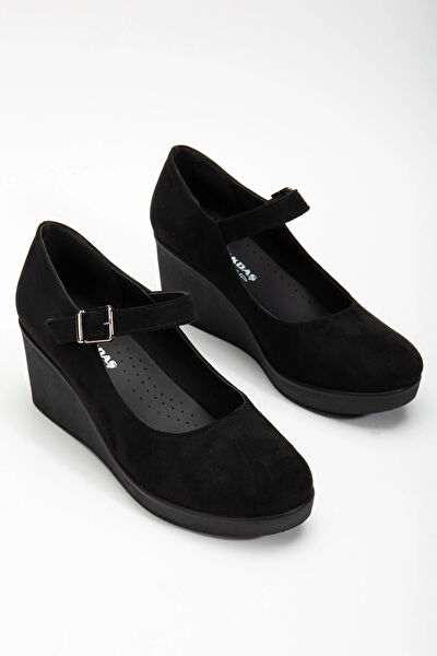 Dilimler Ayakkabı Dolgu Topuklu Ayakkabı