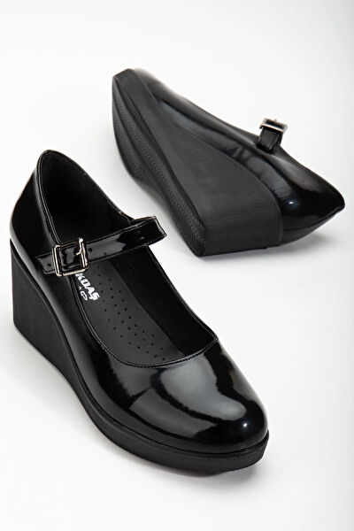 Dilimler Ayakkabı Dolgu Topuklu Ayakkabı