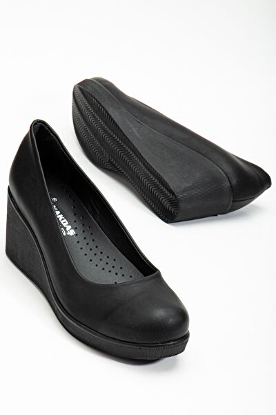 Dilimler Ayakkabı Dolgu Topuklu Ayakkabı