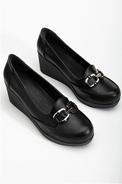 Dilimler Ayakkabı Dolgu Topuklu Ayakkabı