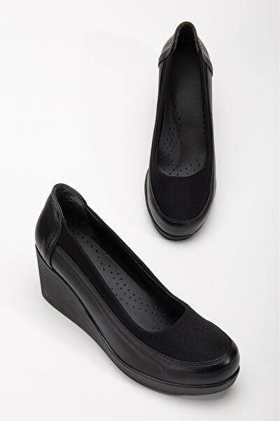 Dilimler Ayakkabı Dolgu Topuklu Ayakkabı