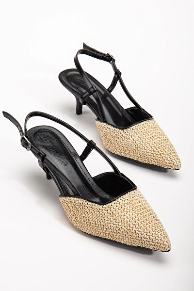 Dilimler Ayakkabı Stiletto Ayakkabı