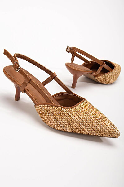 Dilimler Ayakkabı Stiletto Ayakkabı