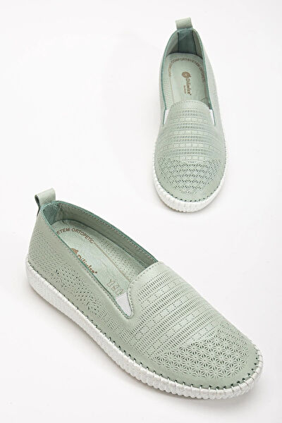 Dilimler Ayakkabı Kadın Loafer Ayakkabı