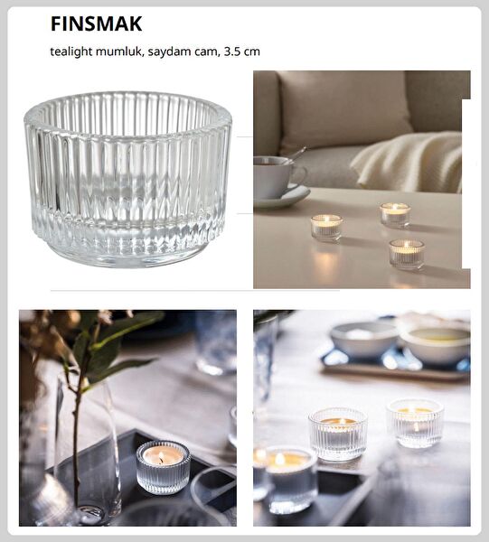 İkea Dekoratif Fener Mumluk