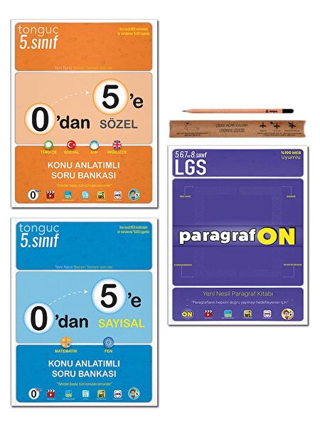 Tonguç Akademi Ders ve Yardımcı Kaynak Kitapları