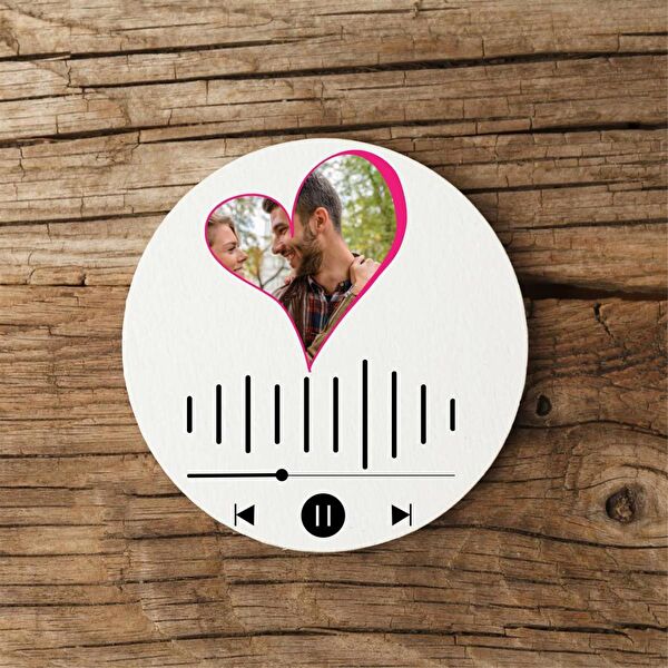 Hediye Vakti Bardak Altlığı