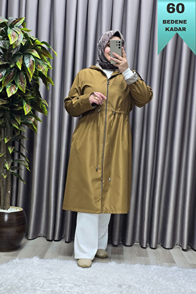 ELMAS TESETTÜR Tesettür Trençkot, Yağmurluk