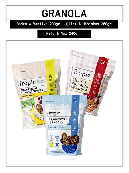 Fropie Müsli, Gevrekler