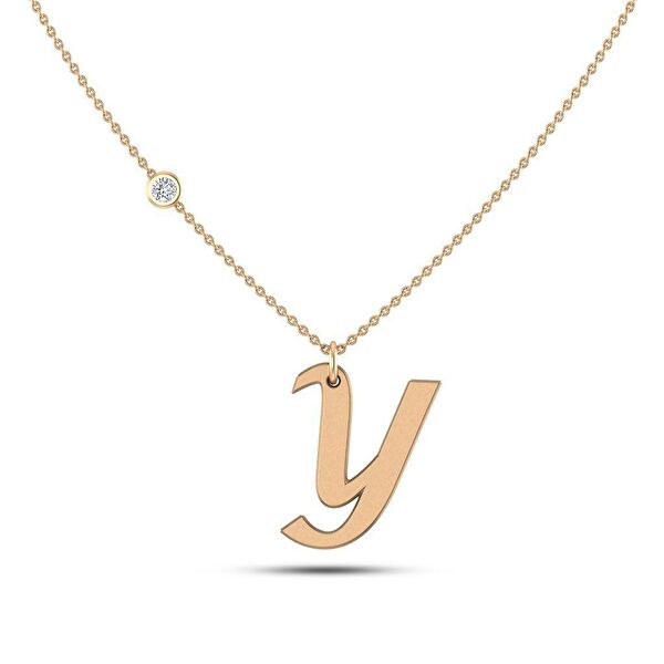 Silvanit Pırlanta Altın Kolye