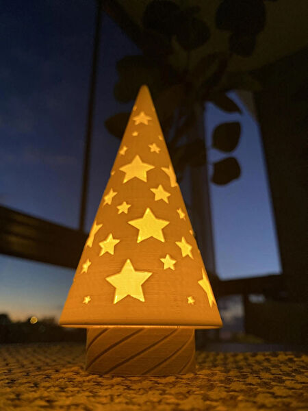 Root Made Dekoratif Fener Mumluk