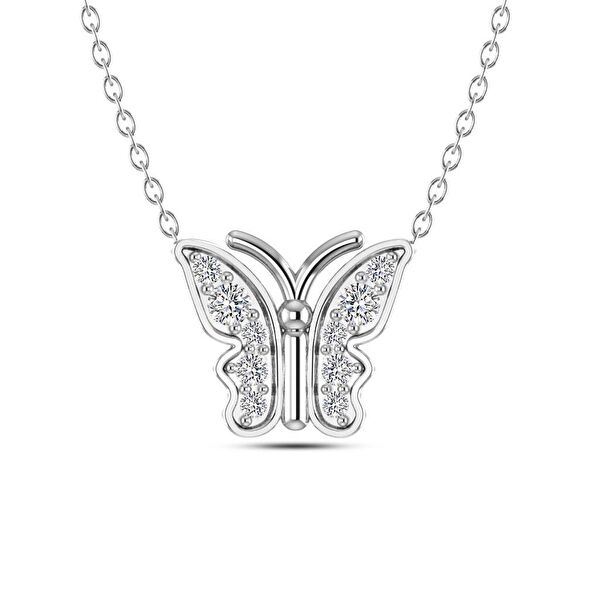 Silvanit Pırlanta Kolye