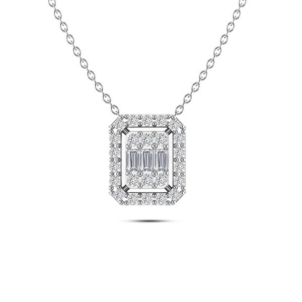 Silvanit Pırlanta Altın Kolye