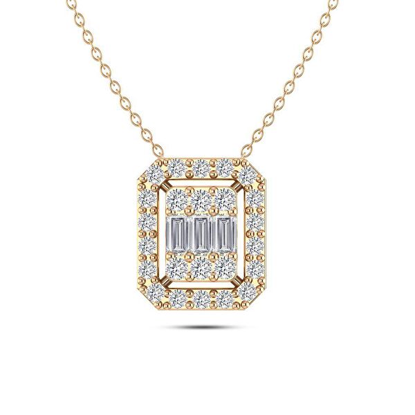 Silvanit Pırlanta Kolye