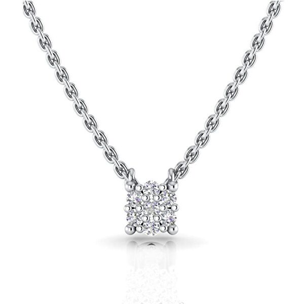 Silvanit Pırlanta Altın Kolye