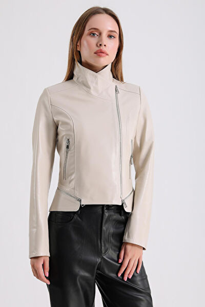 Maroquin Leather Kadın Ceket