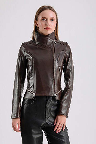 Maroquin Leather Kadın Ceket