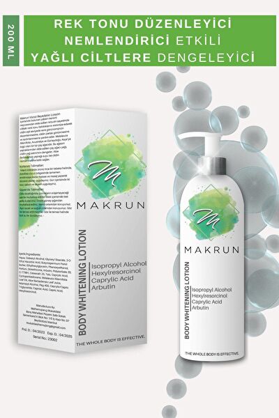 Makrun Vücut Nemlendirici Krem, Losyon