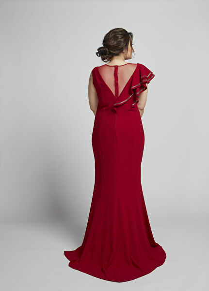 Moda berray Büyük Beden Abiye Elbise