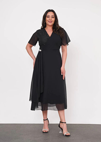 ModaSehle Büyük Beden Abiye Elbise