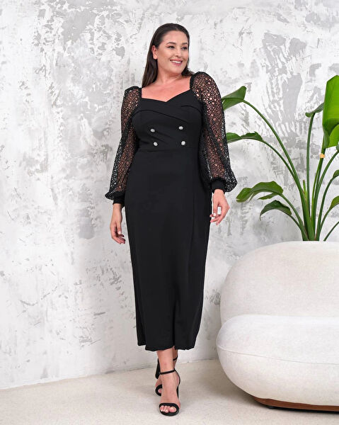 ModaSehle Büyük Beden Abiye Elbise