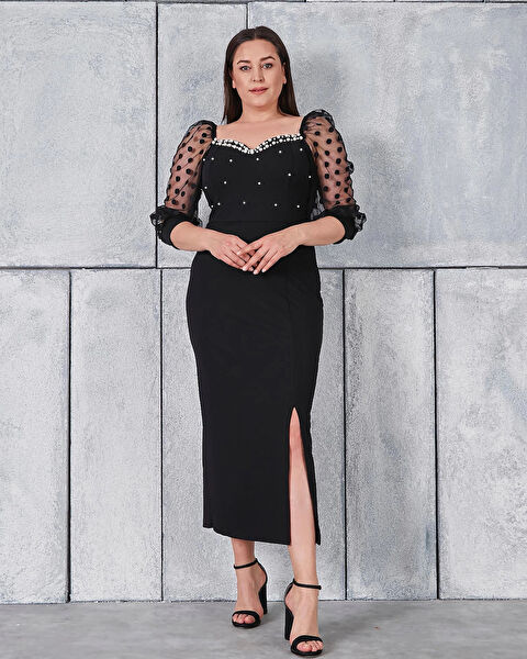 ModaSehle Büyük Beden Abiye Elbise