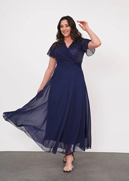 ModaSehle Büyük Beden Abiye Elbise