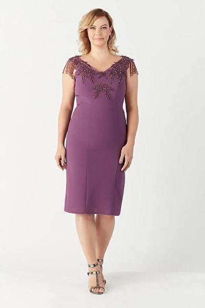 Moda berray Büyük Beden Abiye Elbise