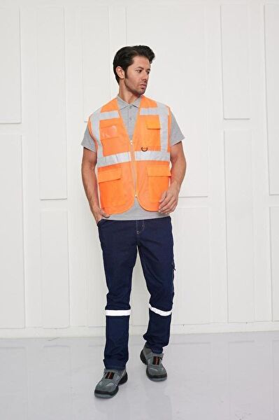 Orange Safety Koruyucu İş Tulumu