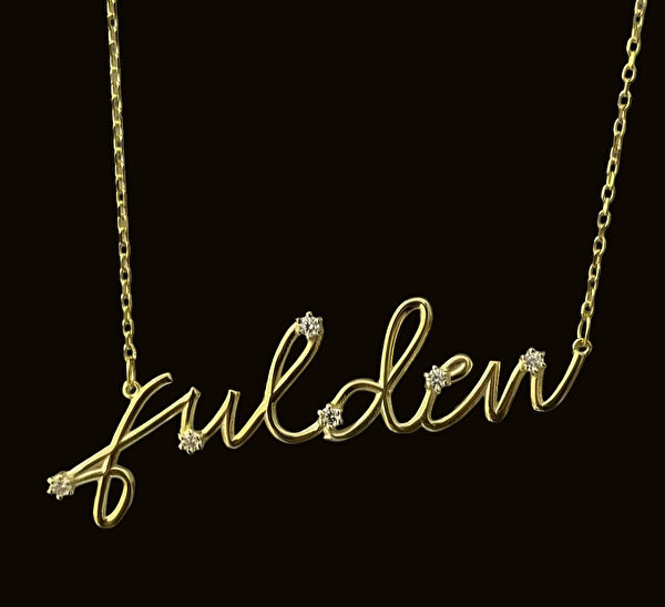 Mavili Gümüş Kolye