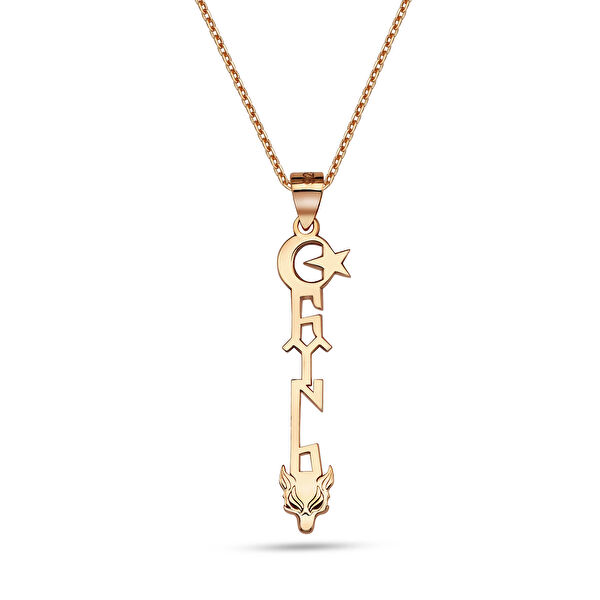 Mavili Gümüş Kolye