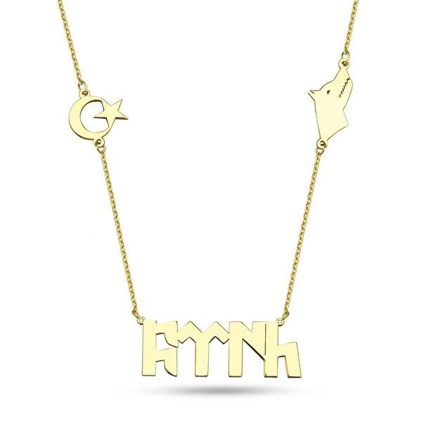 Mavili Gümüş Kolye