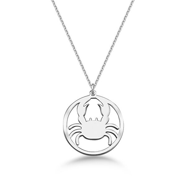 Mavili Gümüş Kolye