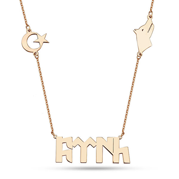 Mavili Gümüş Kolye