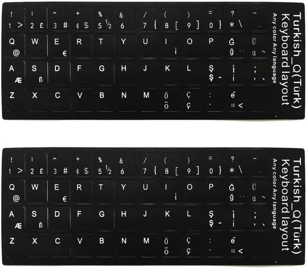 OEM Klavye Sticker, Etiket