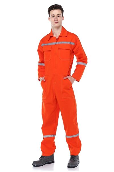 Orange Safety Koruyucu İş Tulumu