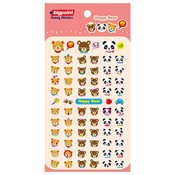 Bigpoint Etiket, Sticker