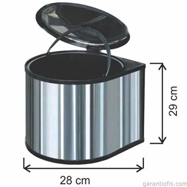 Garanti Metal Ofis Çöp Kovası