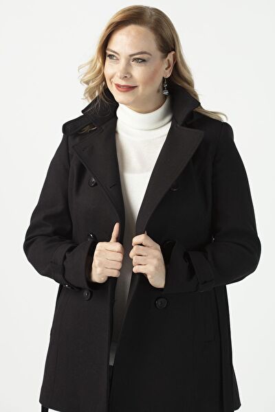 Moda berray Büyük Beden Kaban