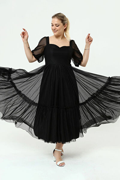 ASES Büyük Beden Abiye Elbise