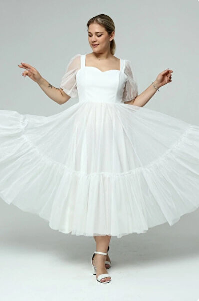 ASES Büyük Beden Abiye Elbise